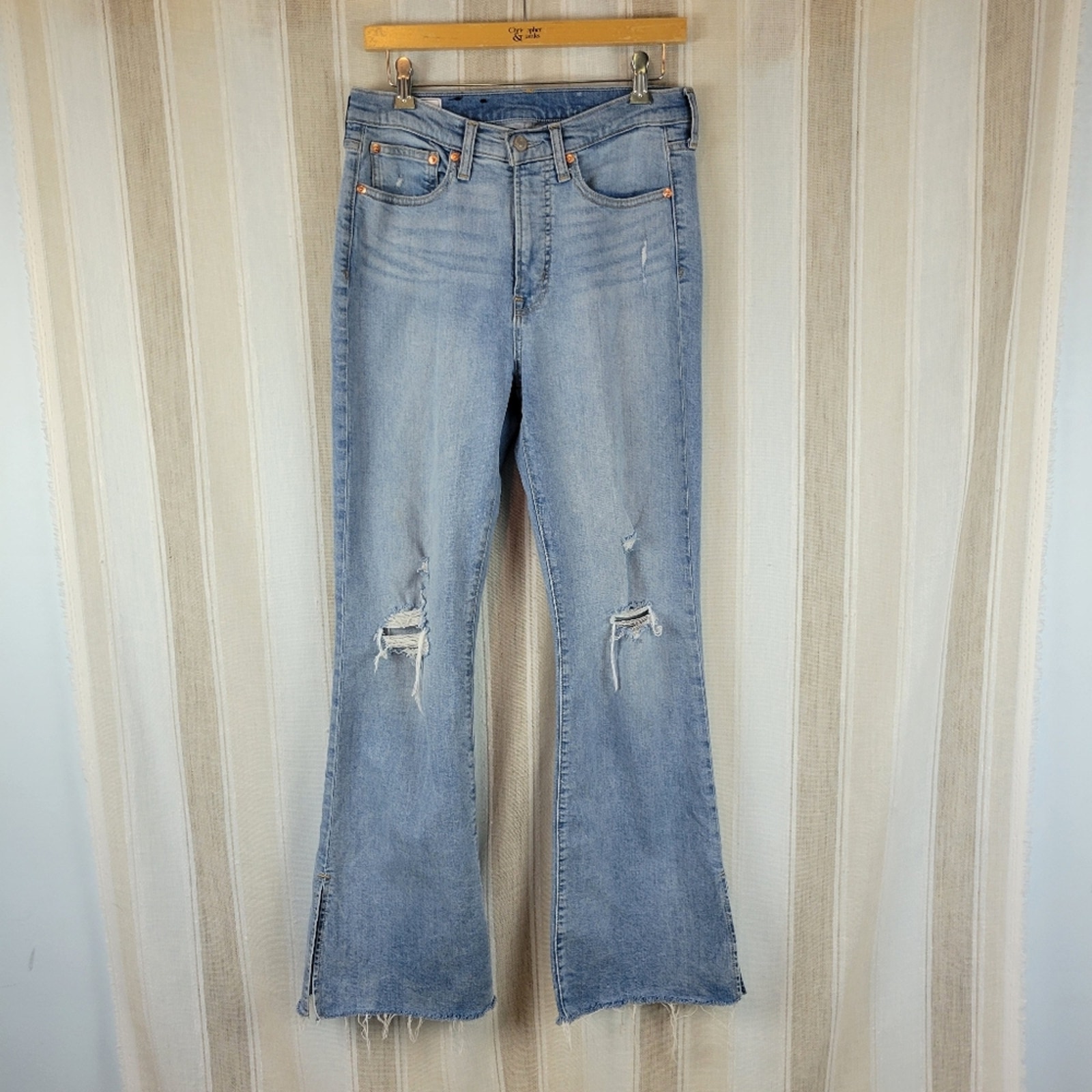 Gap 70s Flare High Rise Jeans Blue Size 29/8 Regular