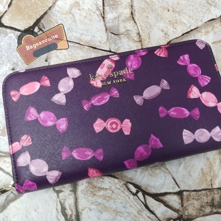 NWT Kate Spade Staci Candy Continental Wallet