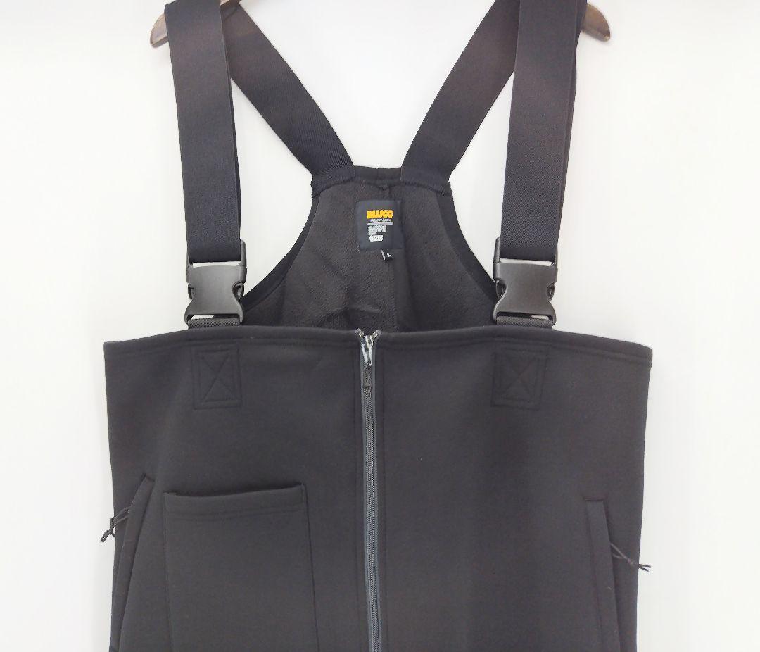 BLUCO/BONDING KNIT OVERALL(BLK)XL