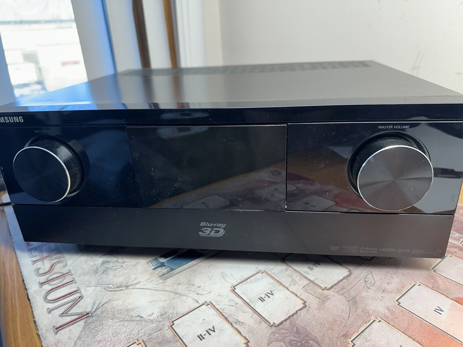 Samsung HW-D7000 7.1 Ch Built-in 3D Blu-Ray Player HDMI A/V Receiver/ For Parts