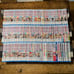 One Piece Volumes 1-110, plus numerous related books, complete set.