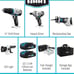 HART 20-Volt Combo Kit Drill/Driver, Impact Driver, Reciprocating Saw, 2 Battery