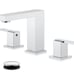 Polished Chrome Widespread 8 2 Handle Bathroom Faucet w/Pop-up Drain