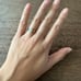 Vintage 10k Solid Gold Australian Opal & Diamond Ring
