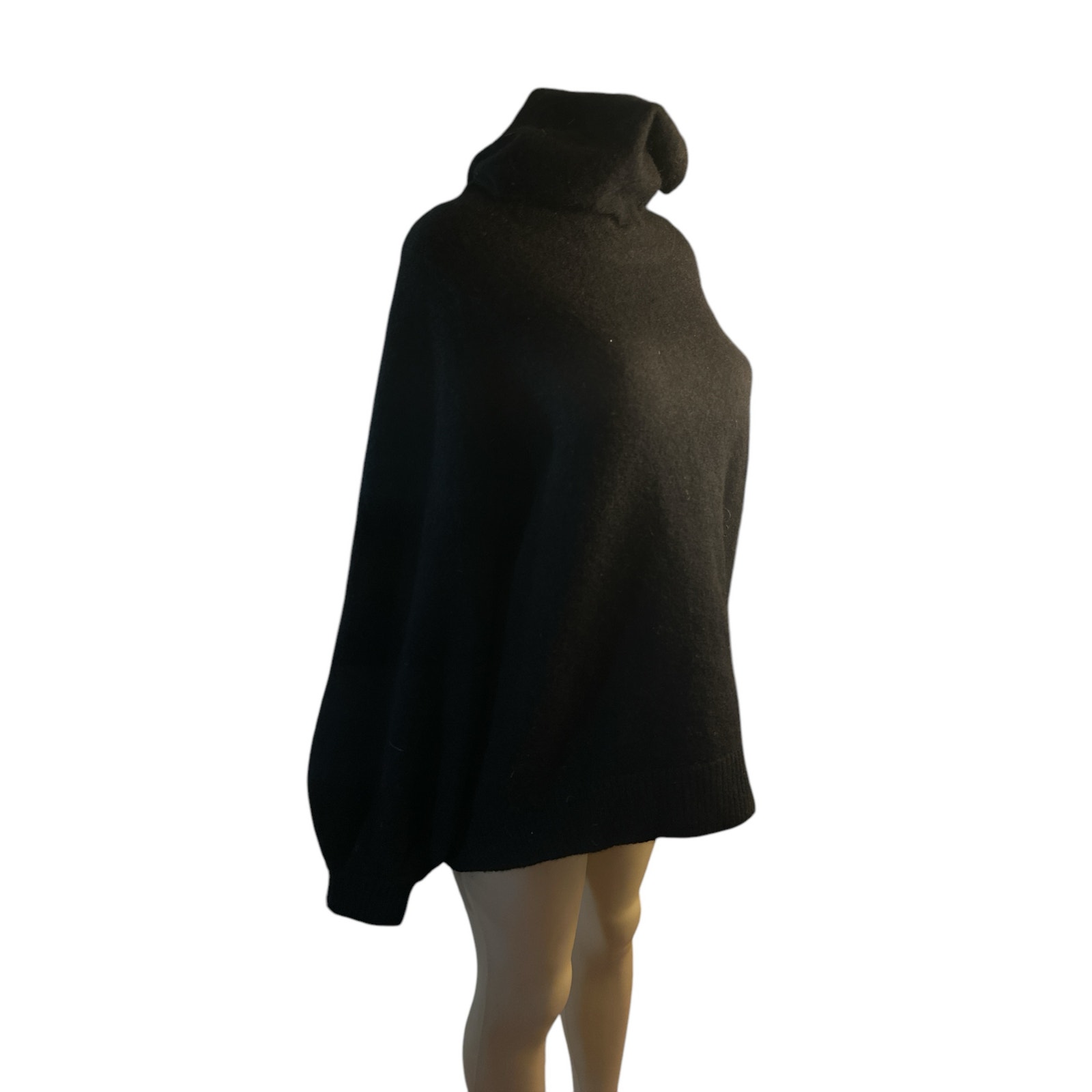 Women L Aritzia The Group Babaton Adichie Black Alpaca Turtleneck Sweater