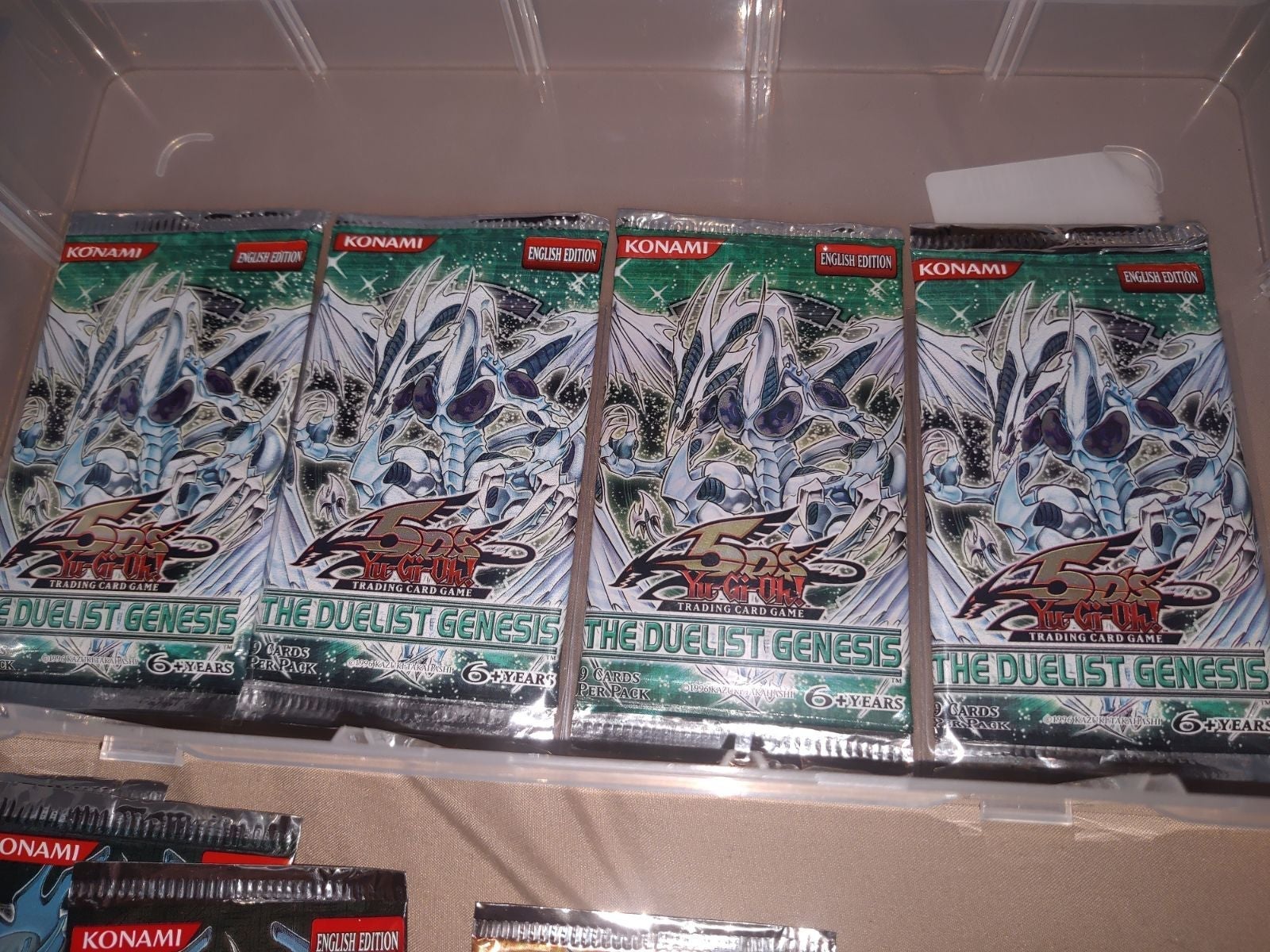 Yu-Gi-Oh booster pack lot