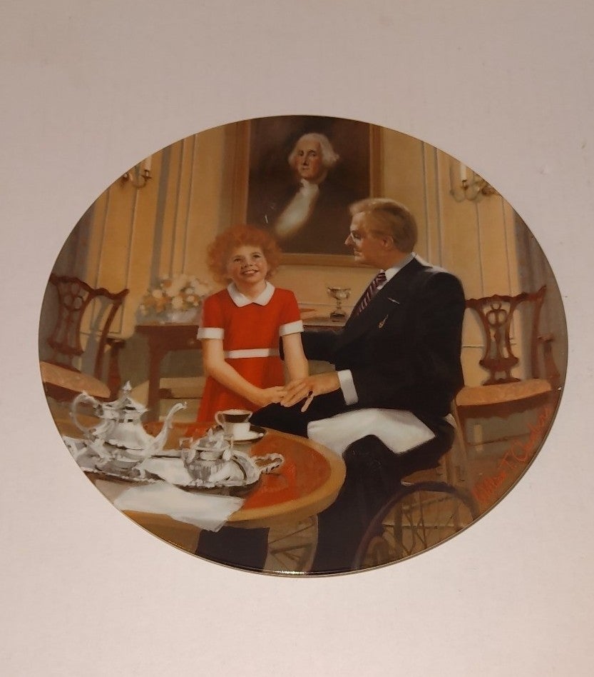 America's Oldest 1854 Edwin M. Knowles Annie Collectible Plates