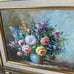 French Vintage Oil Painting on Canvas Signed Guenther Floral Still Life