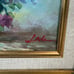 French Vintage Oil Painting on Canvas Signed Guenther Floral Still Life