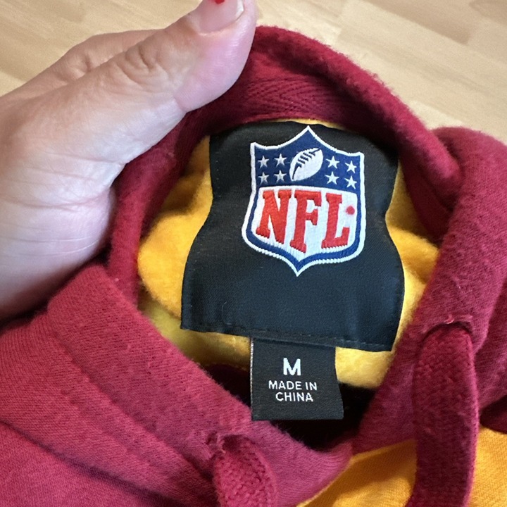 Washington Redskins Mens Medium Hoodie Sweatshirt Pullover