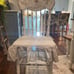 French linen chair cushion