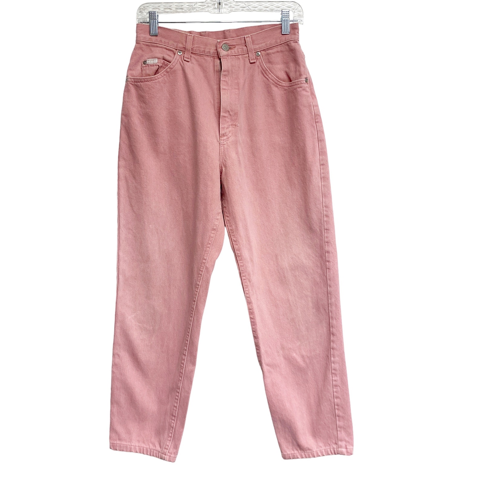 Vintage Lee Womens Size 10 Pink High Waist Tapered Jeans