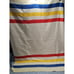 Golden Seal Wool Blanket Vintage 3 Stripe Red Yellow Blue 74 × 86 (Read)