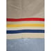 Golden Seal Wool Blanket Vintage 3 Stripe Red Yellow Blue 74 × 86 (Read)