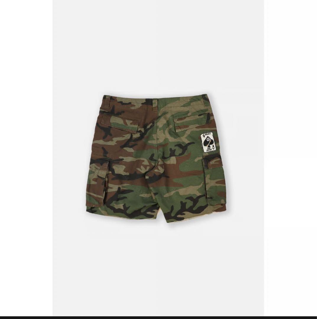 無料発送 MLVINCE camo cargo shorts with camo pattern. Casual shorts パンツ