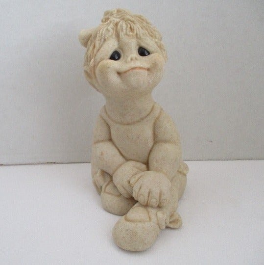 Large 7-5/8 Vtg Figure Quarry Kids Girl Brittany Ballerina's Dream, Sand Art
