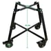 FireLoop Heavy Duty Rolling Cart for Mini-Max Big Size Green Egg