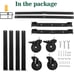 FireLoop Heavy Duty Rolling Cart for Mini-Max Big Size Green Egg