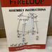 FireLoop Heavy Duty Rolling Cart for Mini-Max Big Size Green Egg