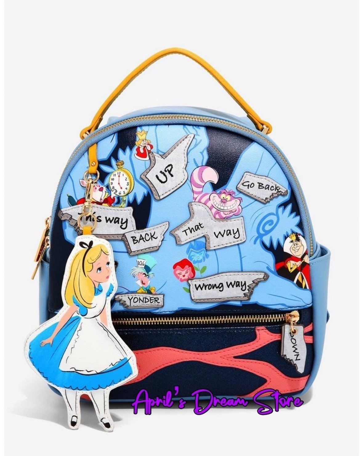 Danielle Nicole Disney Alice in Wonderland Direction Mini Backpack