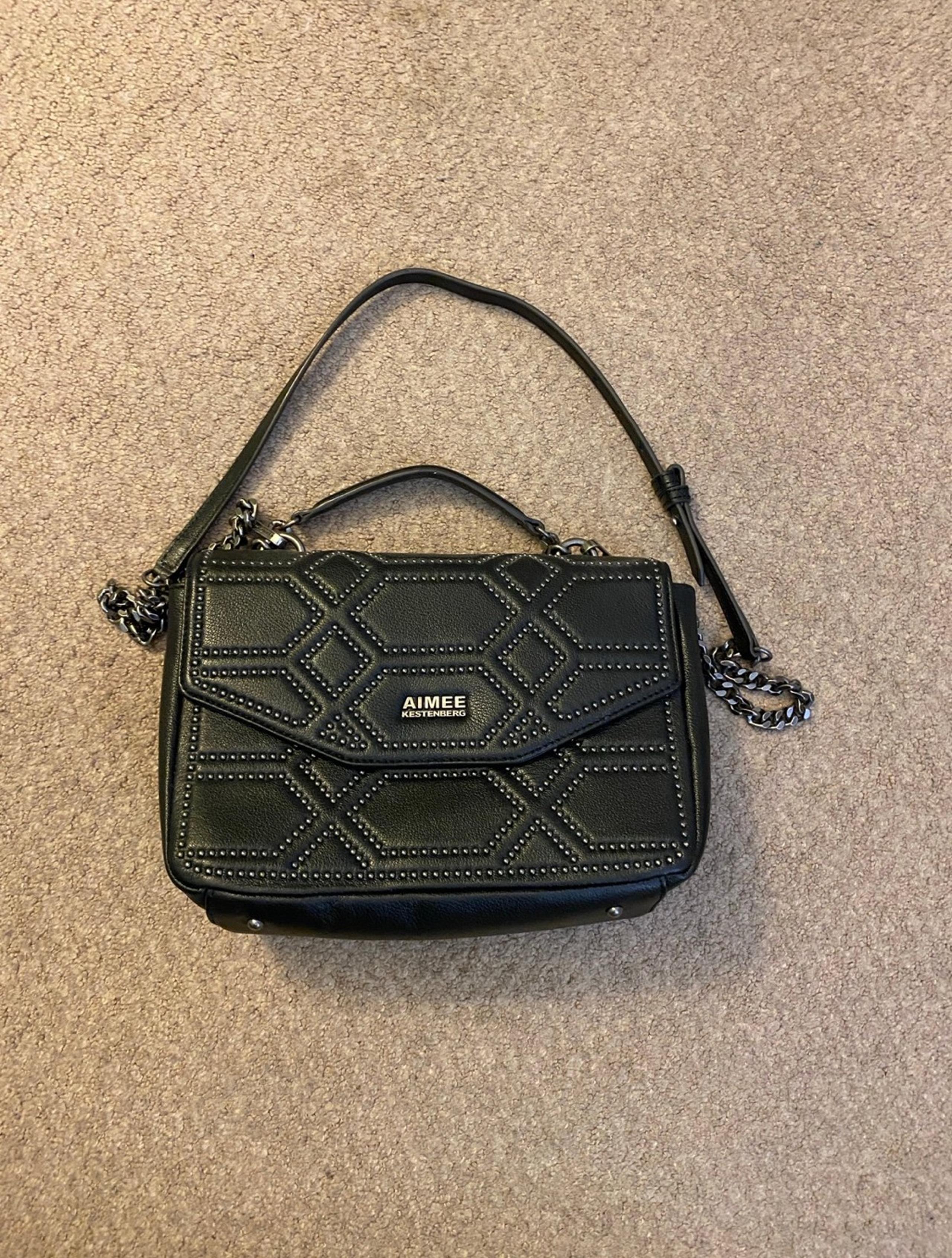 Aimee Kestenberg Chain Crossbody Black Bag