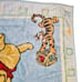 Vintage Disney Winnie the Pooh Tigger Blocks Blue Plush Baby Blanket Pastel