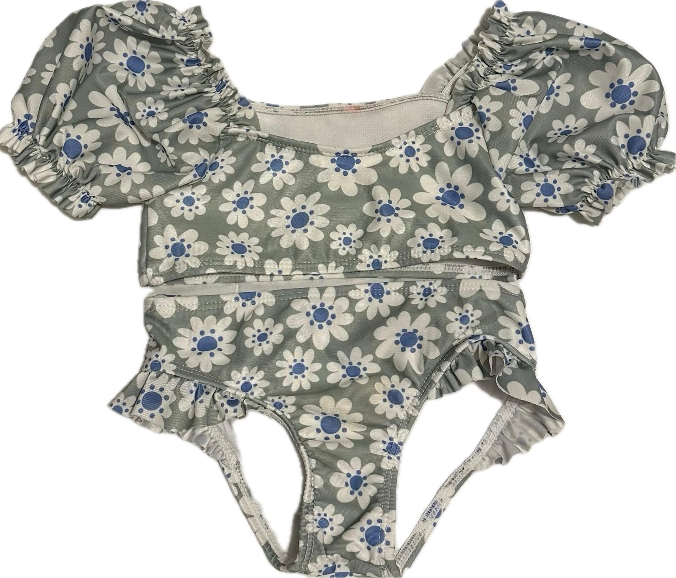 Wonder Nation Girls' 2-Piece Floral Bikini Swimsuit Set - Size 3T NWOT