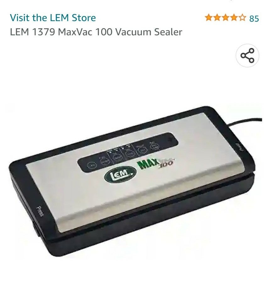 LEM MaxVac100 Vacuum Sealer