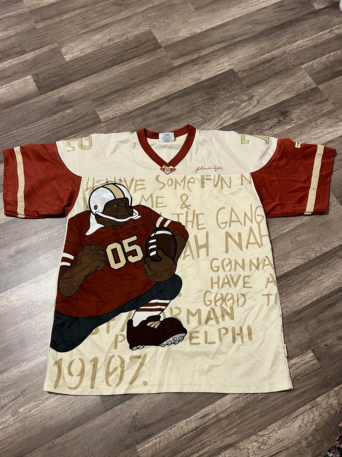 FUBU Fat Albert Jersey Top, Men’s XL