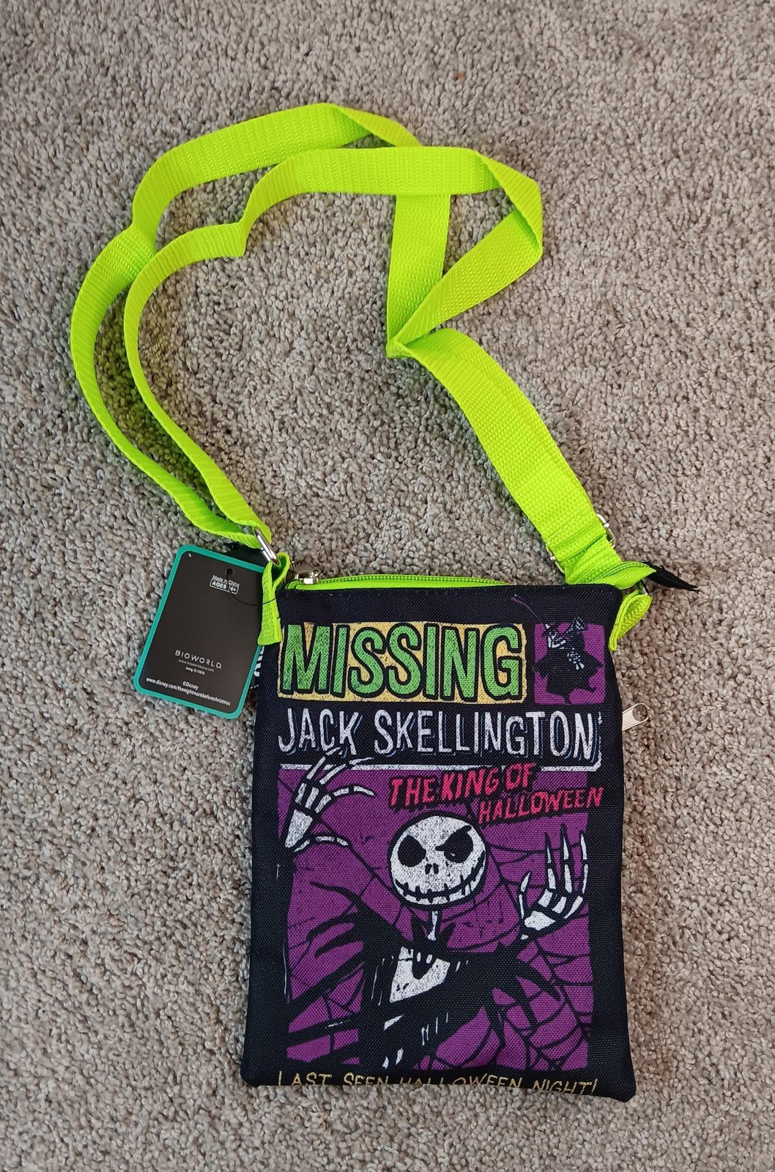 New Bioworld Jack Skellington Passport, The Nightmare Before Christmas
