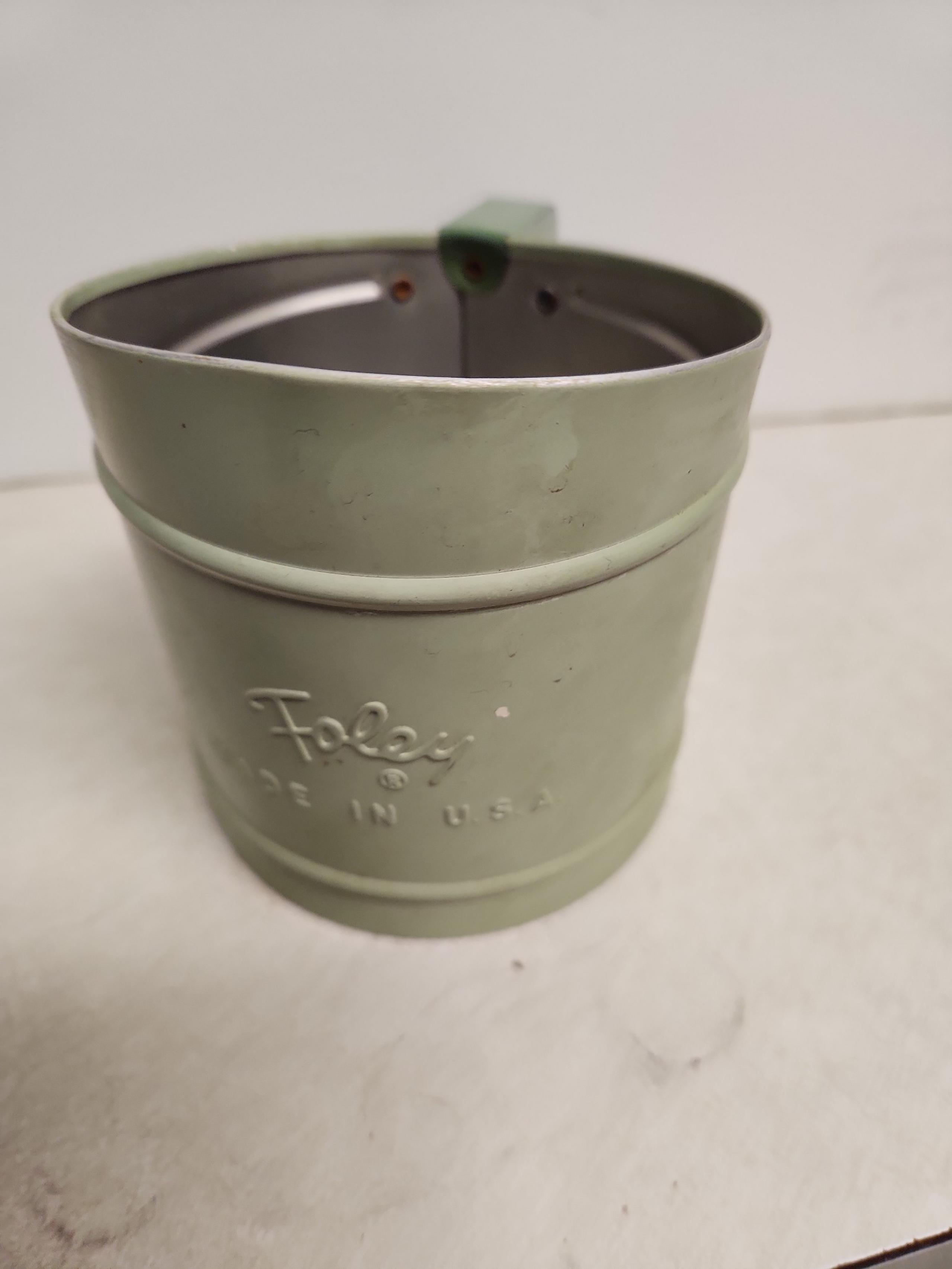 Antique 1950's Foley flour sifter, mechanical kitchen tool -works Built to Last