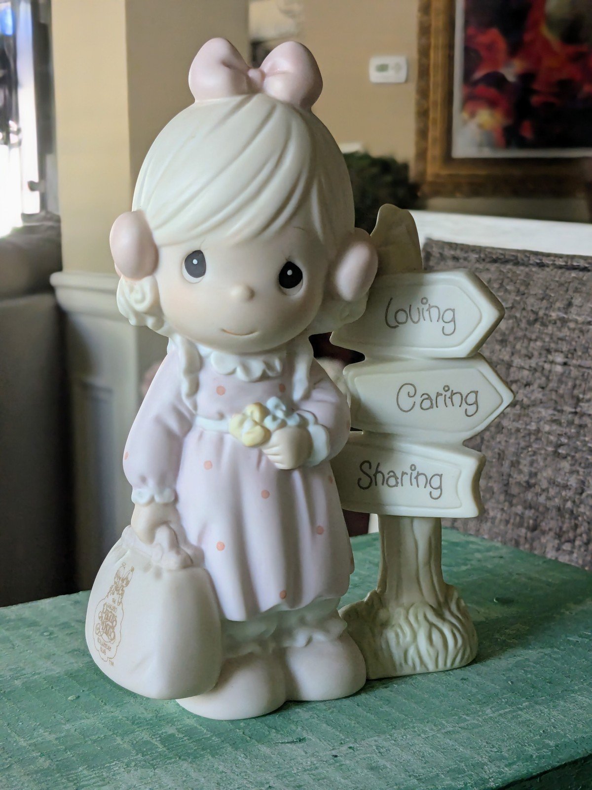 Loving, Caring, And Sharing Along The Way Precious Moments Figurine.