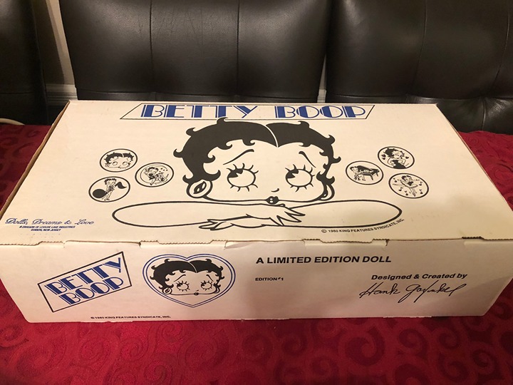 Vintage Limited Edition Betty Boop 20 Vinyl Doll (NEW)