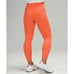 Lululemon Wunder Train High-Rise Tight Size 10 25 Crunch Warm Coral Re