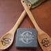 Set of Customized Slate Coasters & Spoon/Spatula Set