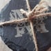 Set of Customized Slate Coasters & Spoon/Spatula Set