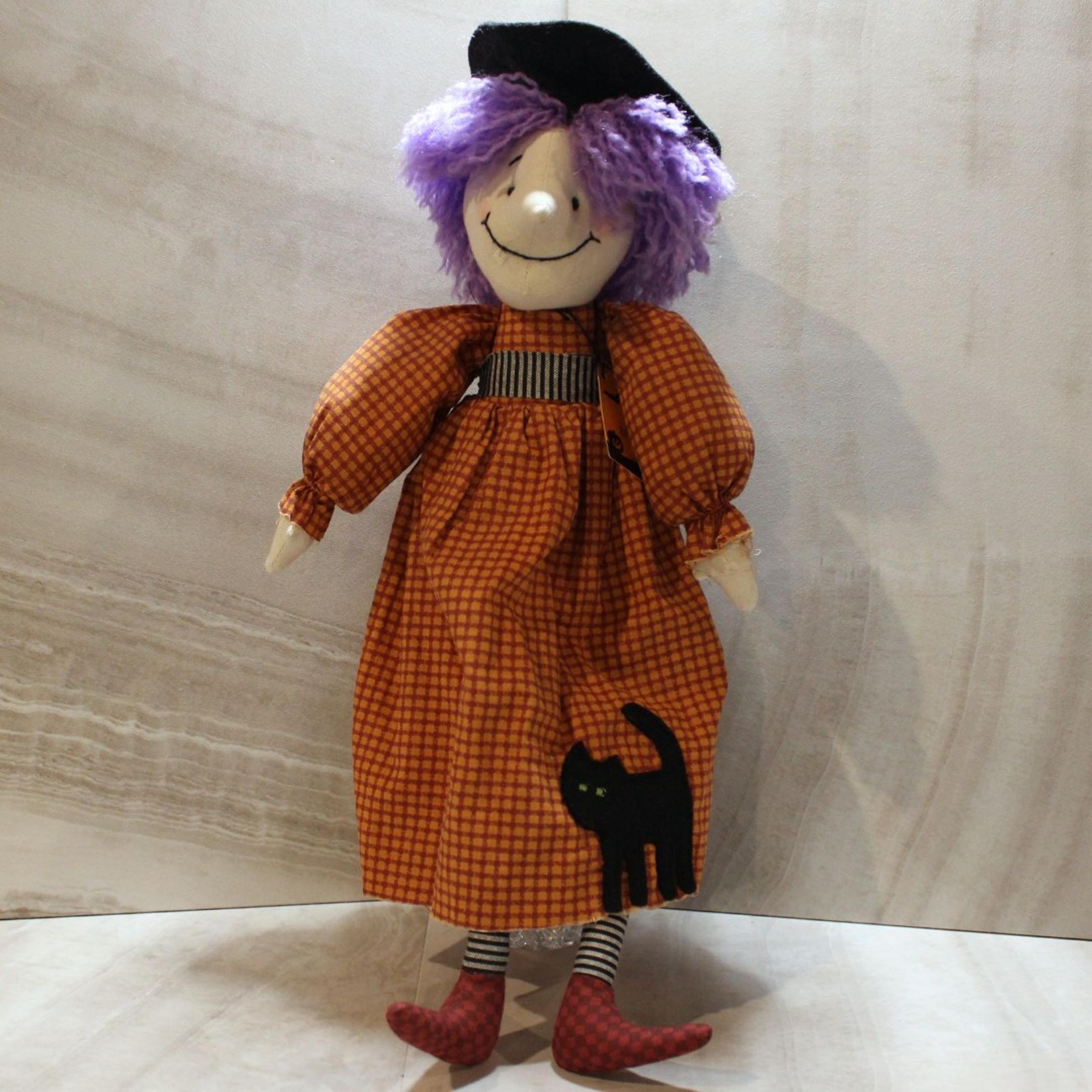 Hallmark Willa Witch Esther La Sucrière Cloth Halloween Sorcerer Ragdoll