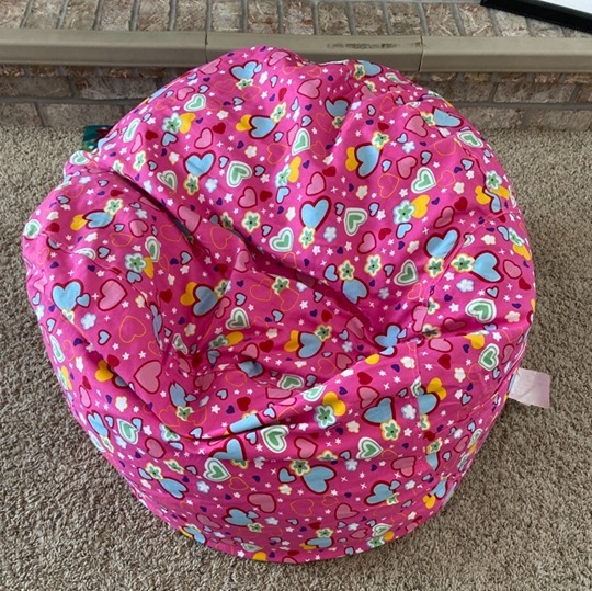 Bean Bag Chair for Kids, Teens, and Adults Includes Removable, 38in - Large