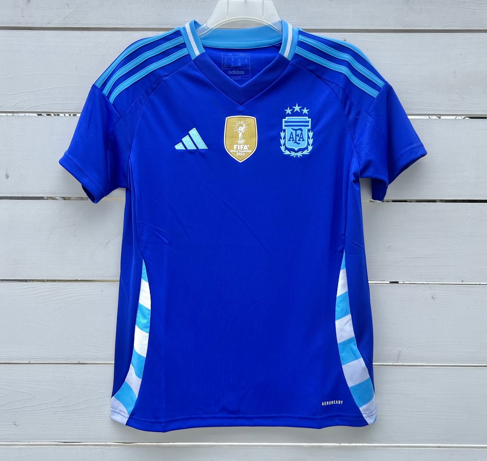 Adidas Argentina 2024 World Champions Away Stadium Jersey Women’s Size Medium