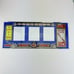 Vtg 1980 Ballys Casino Slot Machine Glass Mirror Panel Sign 1 18.5” x 7.5”