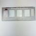 Vtg 1980 Ballys Casino Slot Machine Glass Mirror Panel Sign 1 18.5” x 7.5”