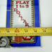 Vtg 1980 Ballys Casino Slot Machine Glass Mirror Panel Sign 1 18.5” x 7.5”