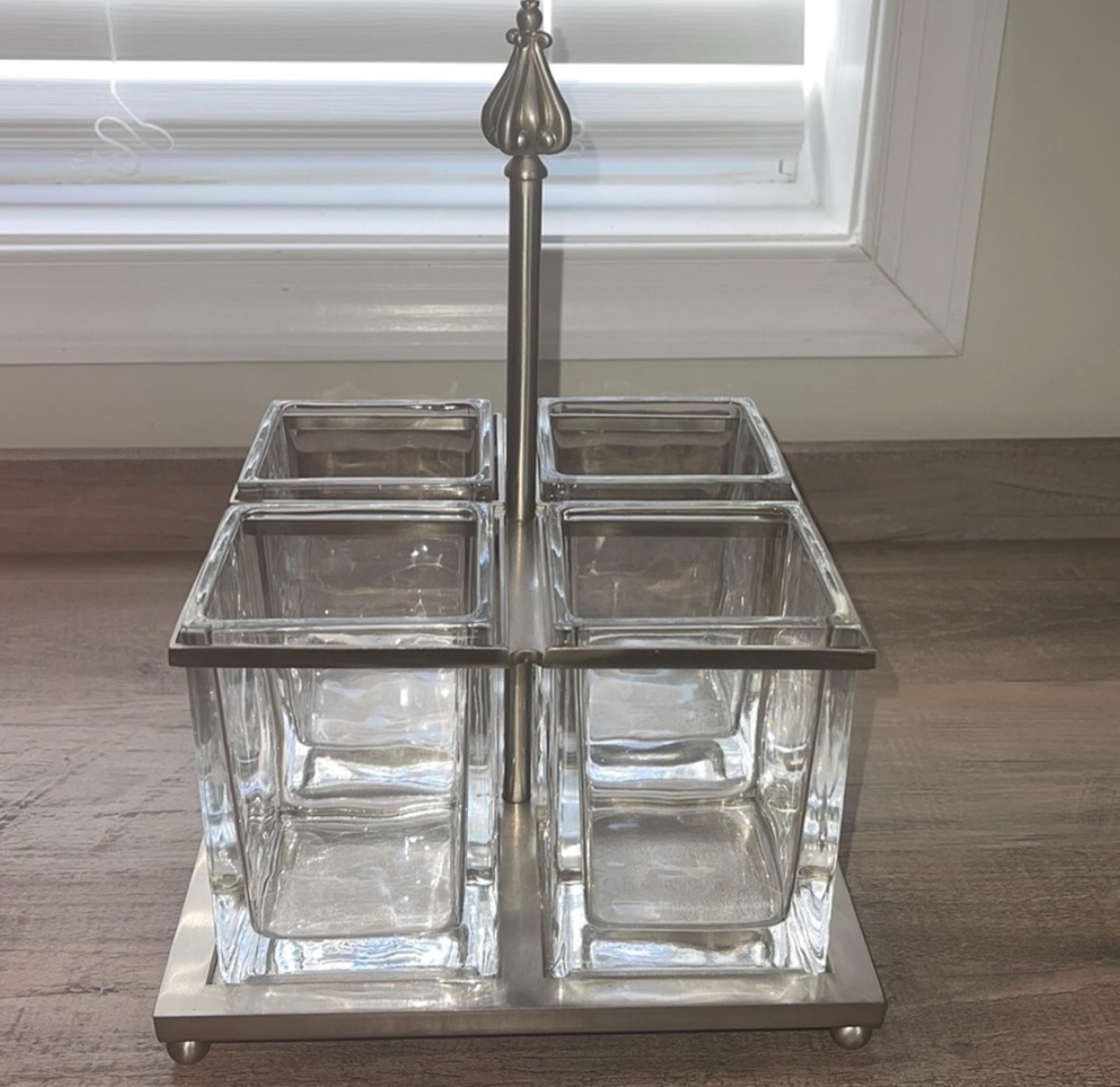 Southern Living At Home Astoria Caddy Flatware Heavy Utensil Holder-5 pc.
