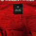Argonaut Nation Denim Diatressed Jean Shorts Men SIZE 36 Red