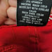 Argonaut Nation Denim Diatressed Jean Shorts Men SIZE 36 Red