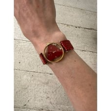 Vintage 80s Geometric Watch With Floating Rhinestones