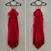 Likely Aldina Fringe Tassel Cutout Midi Cocktail Dress Red Bittersweet Size 0