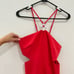 Likely Aldina Fringe Tassel Cutout Midi Cocktail Dress Red Bittersweet Size 0