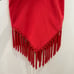 Likely Aldina Fringe Tassel Cutout Midi Cocktail Dress Red Bittersweet Size 0