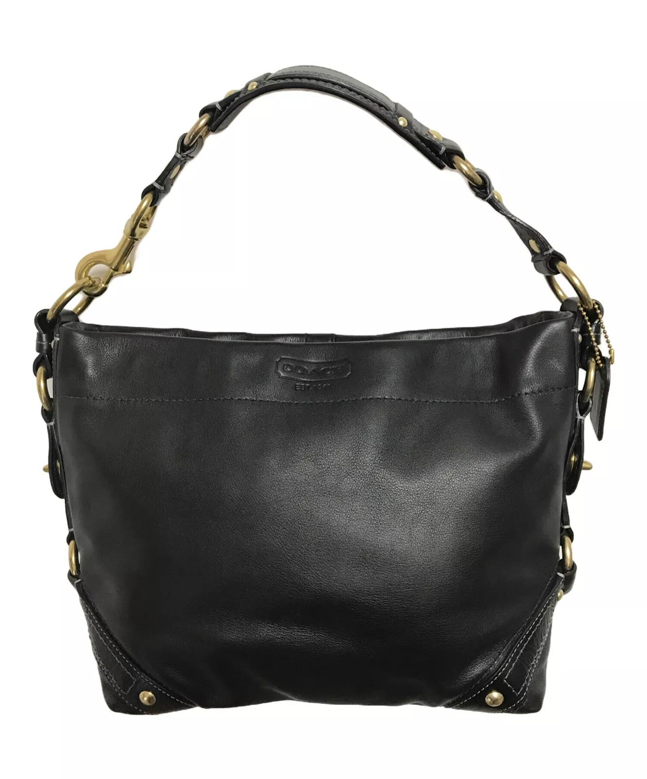 COACH semi-shoulder bag 10615 black